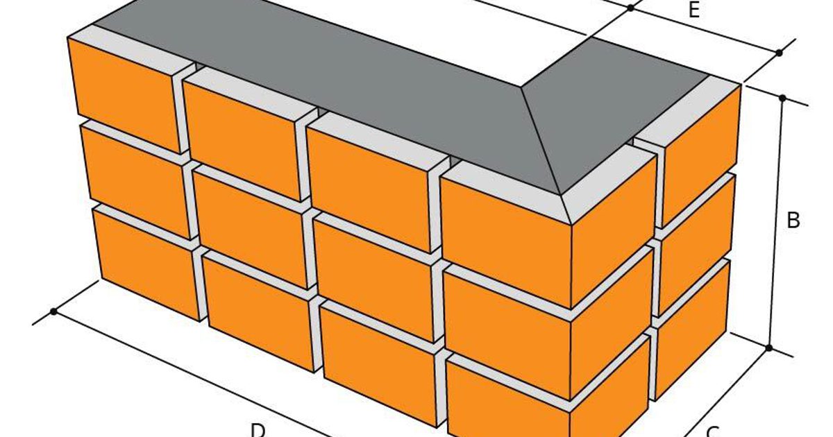 Corner Stack Masonry 12 x 6 Header Stack Corner Block
